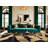 Washable Island Silhouettes Hawaiian Area Rug-2143246957