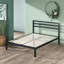 Christiano Metal Bed Frame with Headboard-20407042