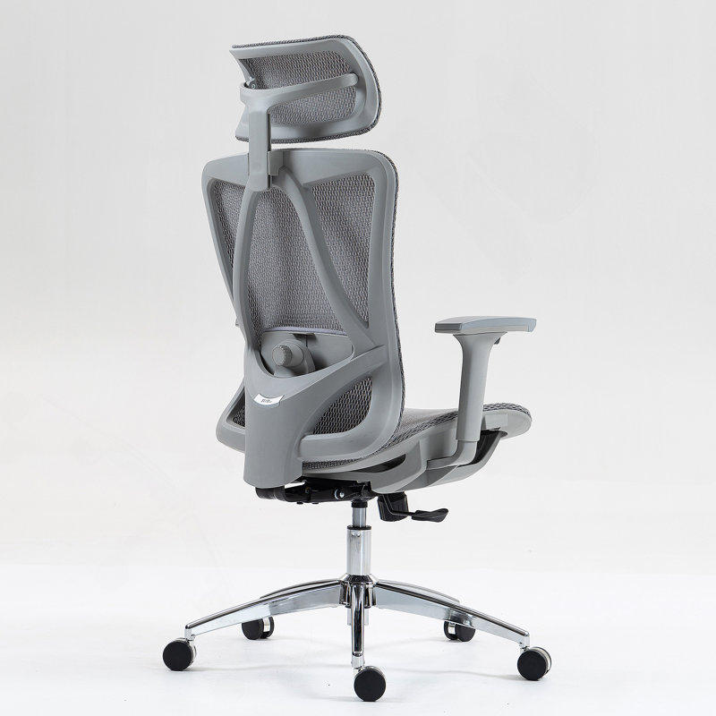 High Back Mesh Office Chair With Adjustable Lumbar Support And Breathable Comfort For Enhanced Ergonomics And Productivity