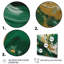 Vert et or Cascade sereine II - Estampes abstraites encadrées-896107789-935418772