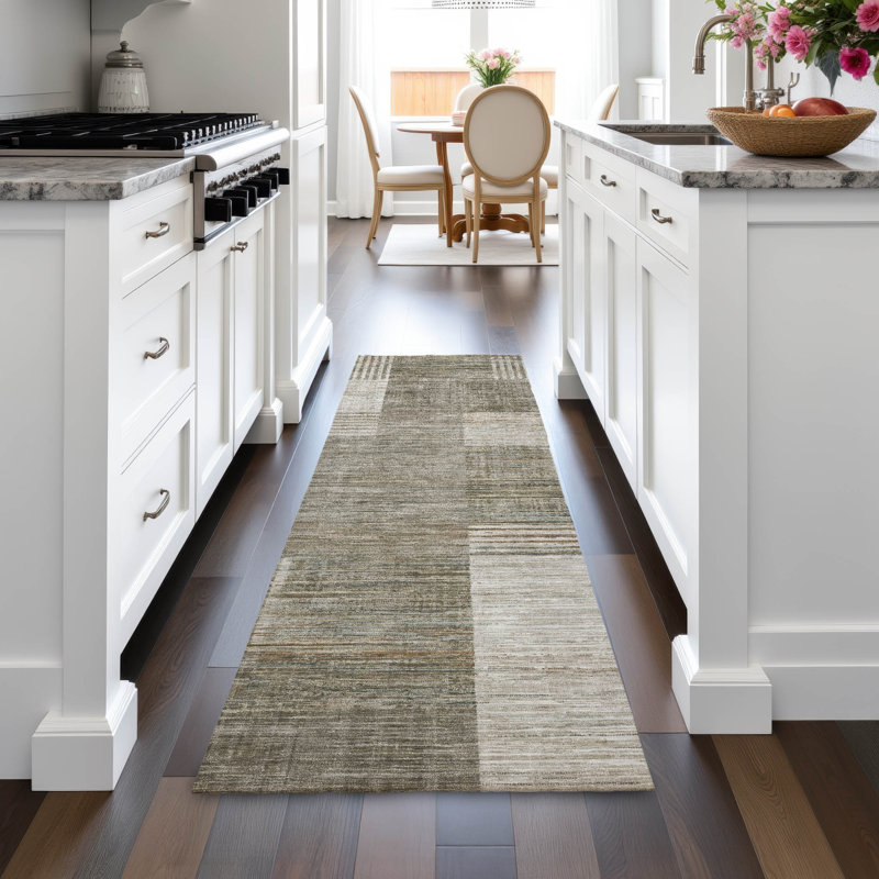Machine Washable Indoor/Outdoor Jacinto ACN2149 Geometric Rug, Runner 2'3" x 7'6"
