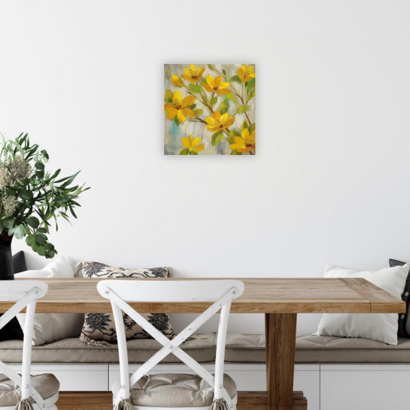 Impression sur toile Golden Bloom