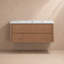 Ensemble de meuble-lavabo mural simple 48 po avec lavabo 48 po Modern Farmhouse