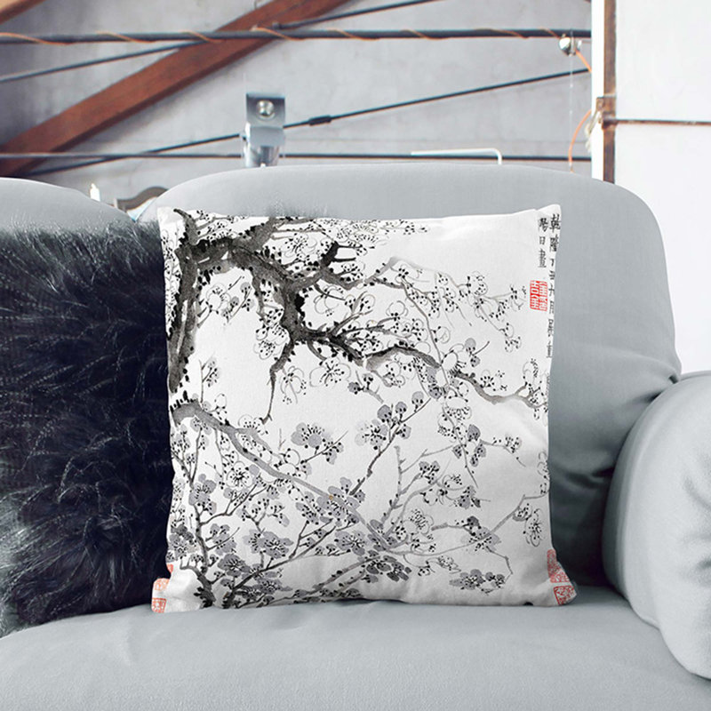 Square Throw Cushion, 40cm H x 40cm W x 15cm D