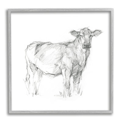 Croquis minimal de bovins par Ethan Harper