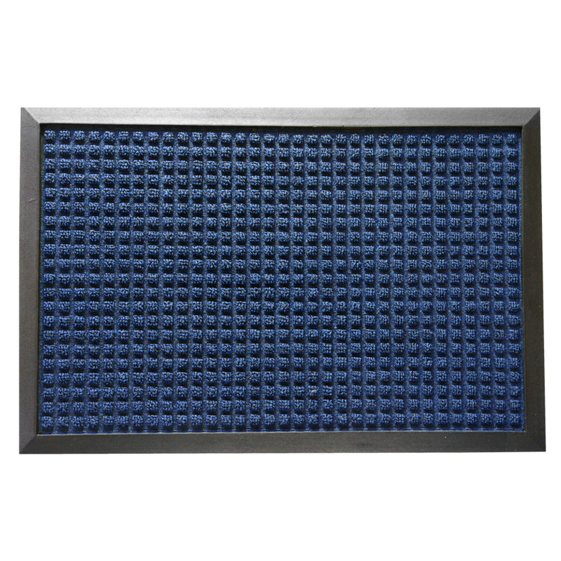 Sharan Non-Slip Indoor Doormat, Blue, 18" W x 30" L