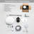 Circular Shower Faucet with Rough-in Valve-74557748