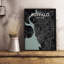«Buffalo City Map», reproduction d'impression sur affiche en noir-24704759