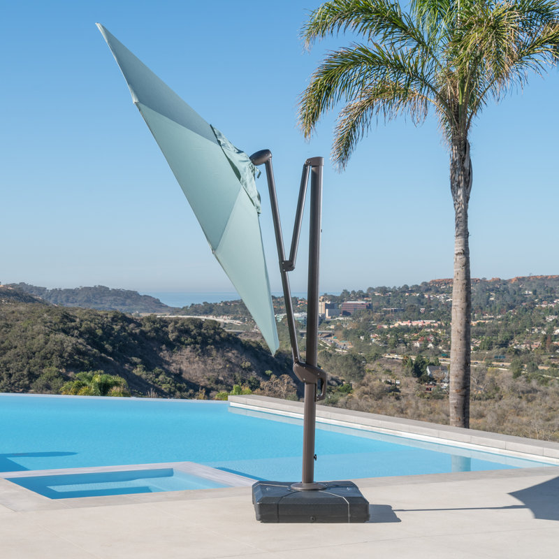 Parasol en porte-à-faux 10 pi Cassidey, Toile spa Sunbrella®