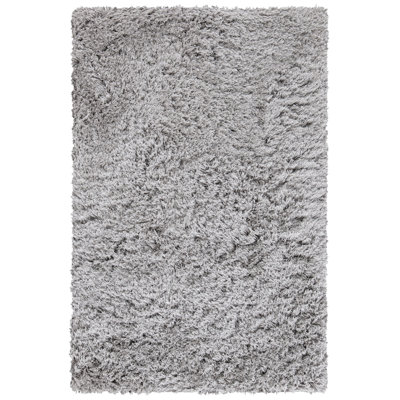 Ingris Ocean Shag Hand Tufted Performance Solid Color Rug