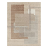 Art Deco Handmade Kilim Wool Geometric Area Rug
