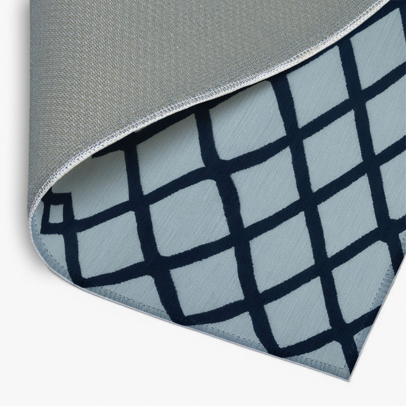 Tapis gris intérieur et extérieur Trellis, Rectangulaire 2 pi x 3 pi