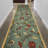 Ottohome Non-Slip Floral Leaves Area Rug For Living Room, Hallway, Entryway Rug, Seafoam Green-411970535