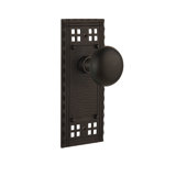 Craftsman Plate with New York Door Knob