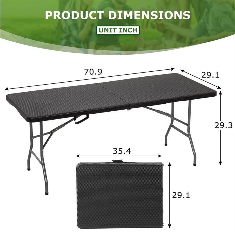 Table de camping pliante pour l'extérieur