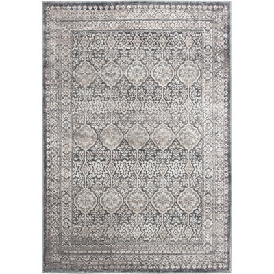 Tapis taupe / gris en polypropylène Bungalow Bungalow