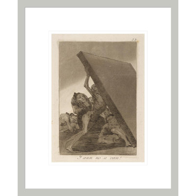 Y aun no se van! (Et ils n'y vont pas!) Par Francisco de Goya - Impression sur toile