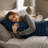Faux Fur Throw Pillow-354792809