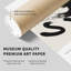 «Abstract Abstract Shapes», reproduction d'art moderne sans cadre beige Mid-Century-325295627