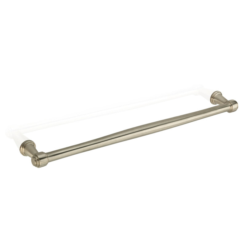 Poignée barre Heritage, Nickel brossé, 10,08 po