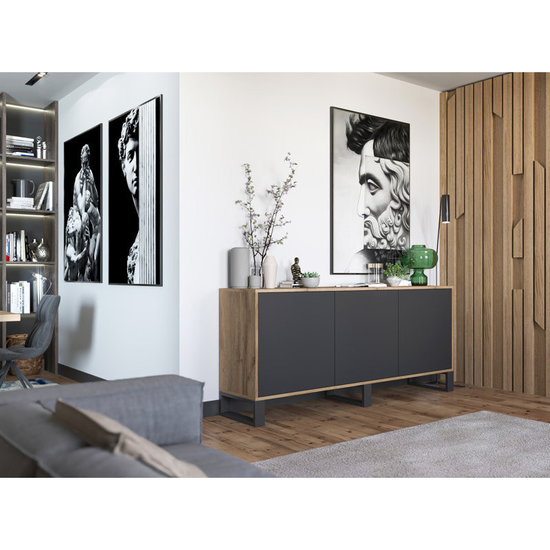 Hostnick 168cm Sideboard,  Black