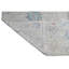 Hand Knotted Wool Area Rug in Silver