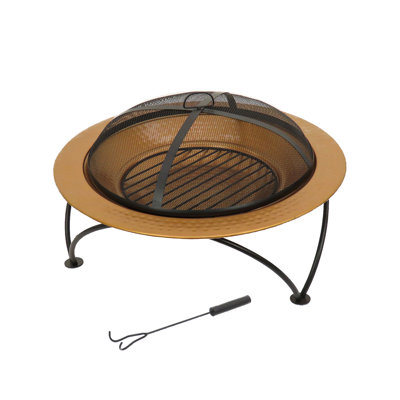 Getha Round Iron Smokeless Fire Pit