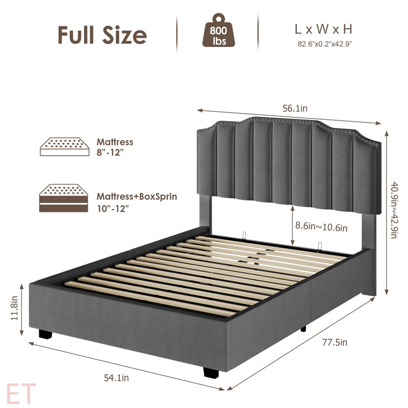 VELVET BED LEVÉ, Simple