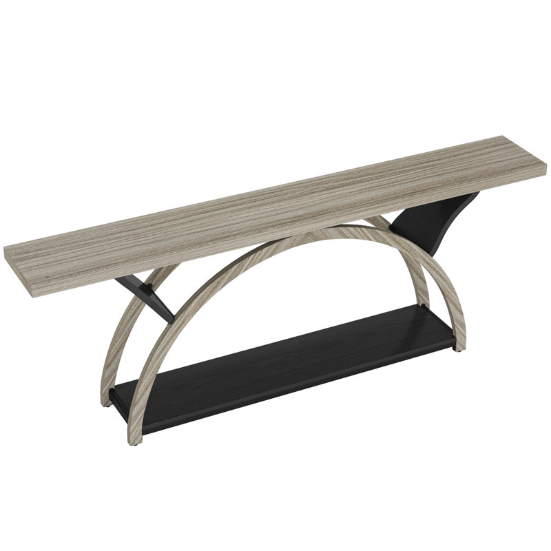 Farmhouse Console Table, Gray