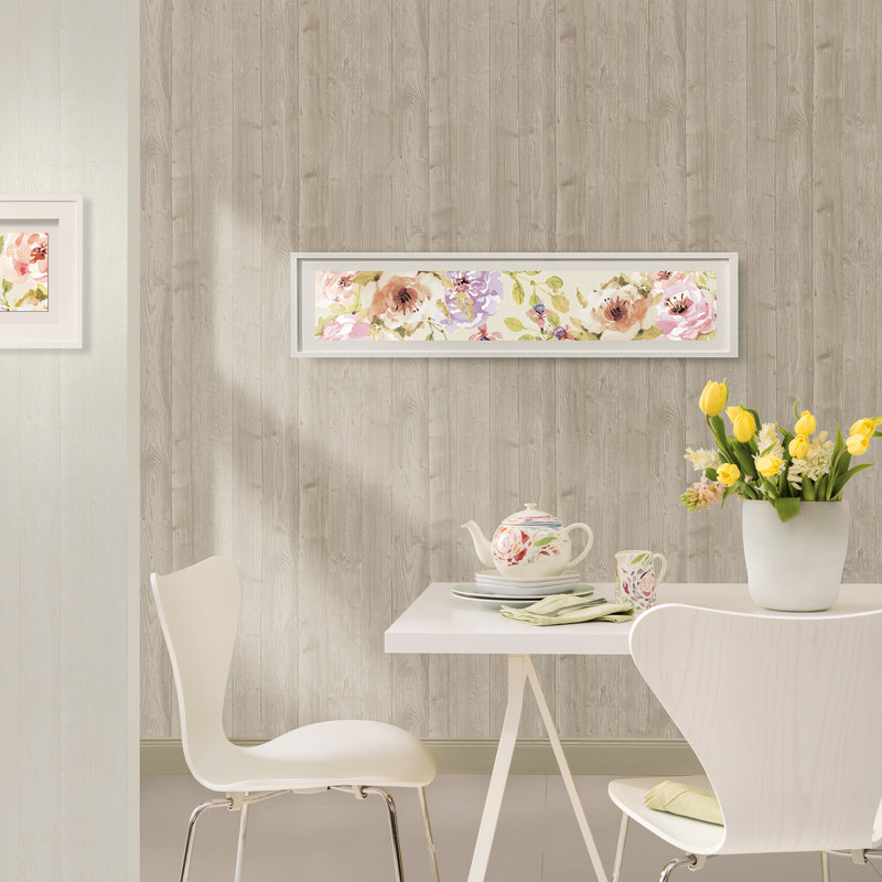 Rouleau de papier peint L 33 pi x l 20,5 po Toccoa, Beige