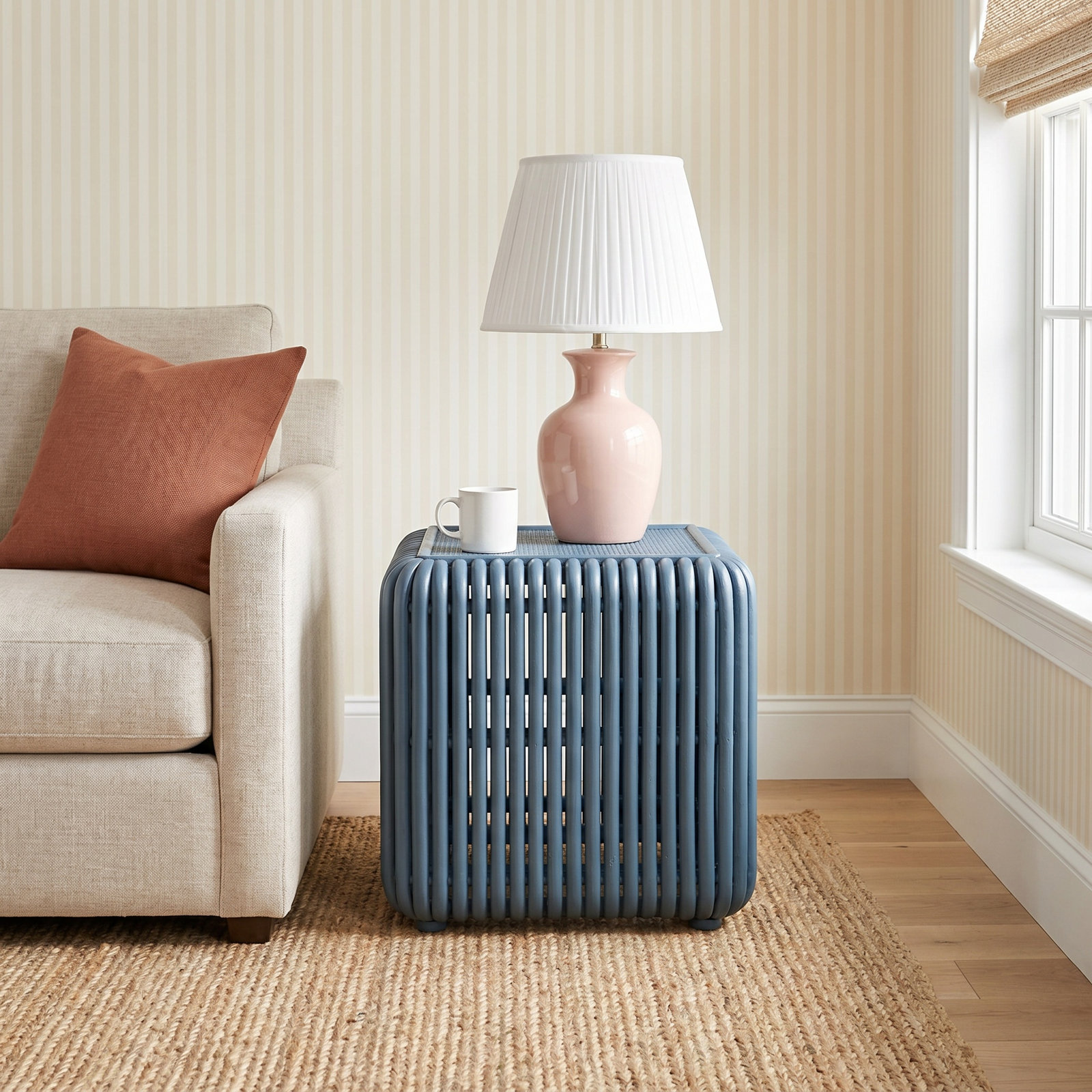 Livy End Table, Ocean