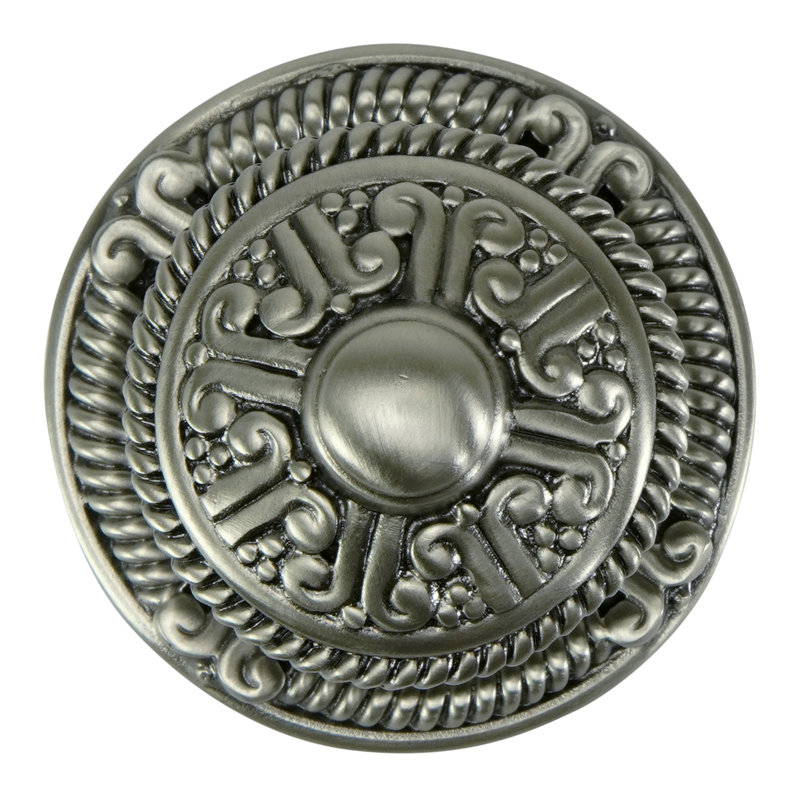 AMERICANA KNOB W/ MATCHING BACK PLATE , Nickel