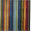 Tapis bleu / orange / vert touffeté à rayures Farranshane-954445788