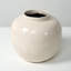 Approx. 6" High Off White Ceramic Round Pot (4.5" Opening)-157828075