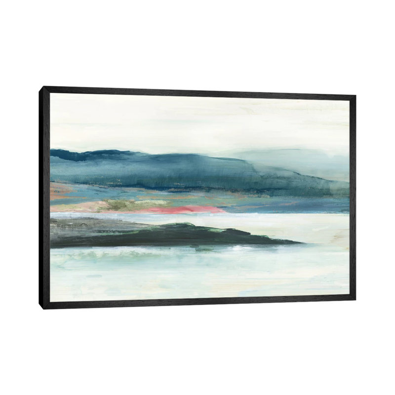 Peaceful Mind I by Allison Pearce - Wrapped Canvas Painting, Black Framed Canvas, 66.04 cm H x 45.72 cm W