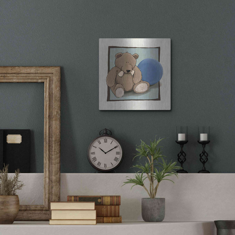 «Teddy Bear And Ball» par GraphINC, H 12 po x l 12 po