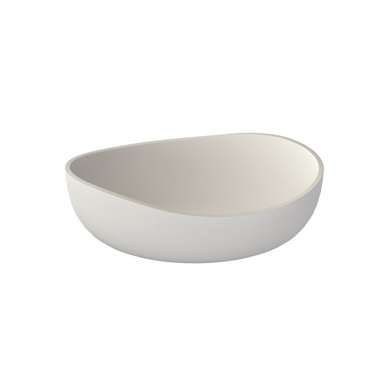 Lavabo de salle de bain vasque en pierre à surface solide Casainc