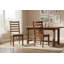 Chaise d'appoint cloutée en bois massif clermont-303985518