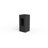 Badeloft Square Stone Resin Freestanding Pedestal Bathroom Sink SB-01-A-MBLK in Matte Black-71525542