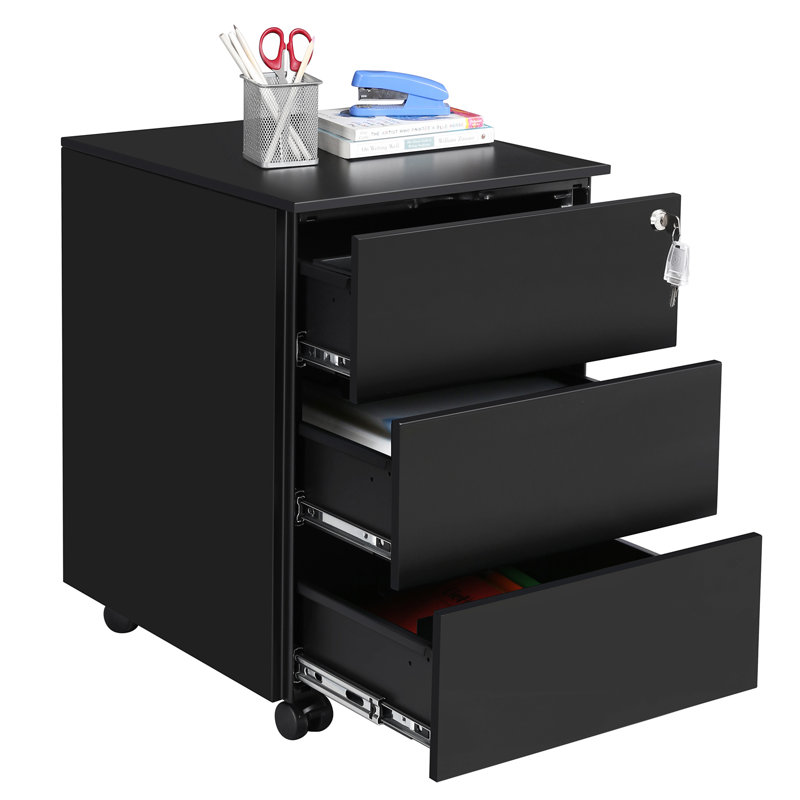 Mccree 39cm Wide 3 -Drawer Mobile File Cabinet