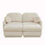 Canapé à assise profonde avec repose-pieds mobiles-981256192