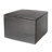 Grey Patio Storage Box With Iron Frame, 33.21 In. D X W 24.4 H, Outdoor Must-Have Container In And Stable Iron, Depth Width Height, For