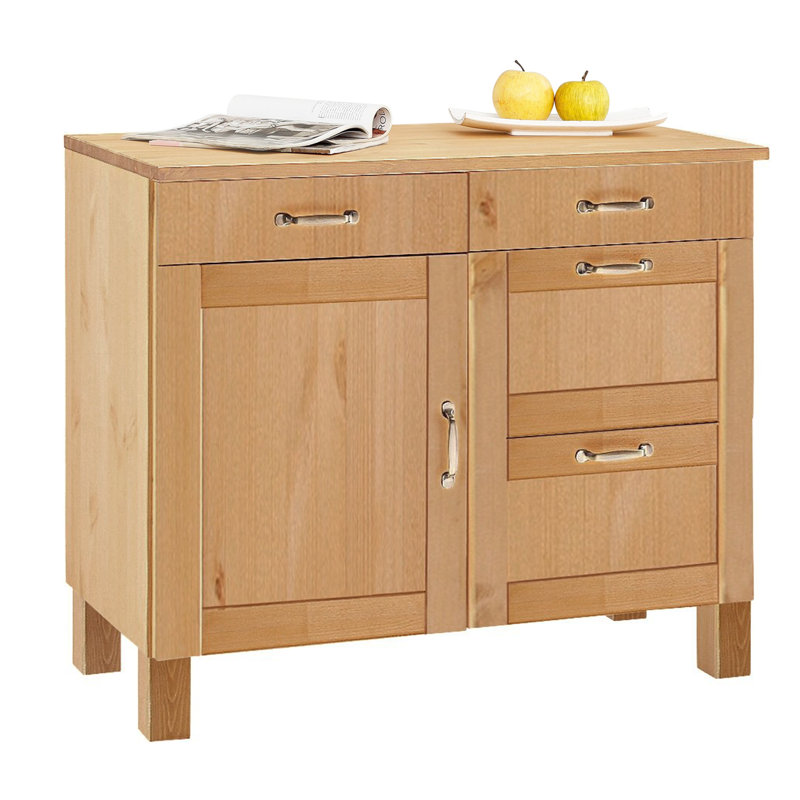 Flintwood 85cm Kitchen Pantry, Stain Wax
