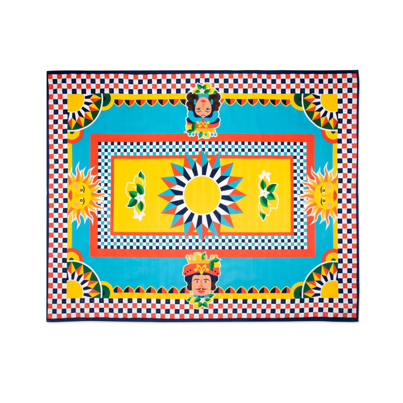 Excelsa tablecloth Sicilian Rhapsody cotton 140x180 cm multicolor