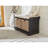 Landers Pine Storage Bench - 32" Entryway Cushion Seat with 2 Basket Drawers, Farmhouse Style-441748978