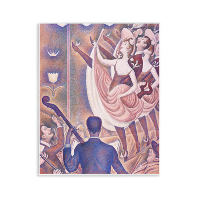 "Classic Seurat Dancers", art mural par one1000paintings