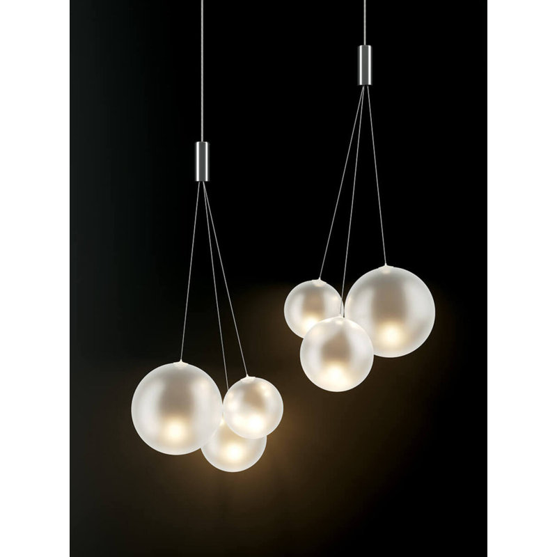 Lodes Suspension Lamp Low-V, Frosted White