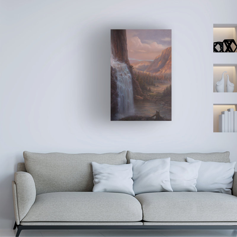 Œuvre d'art sur toile «ologia bologrio », H 19 po x l 12 po