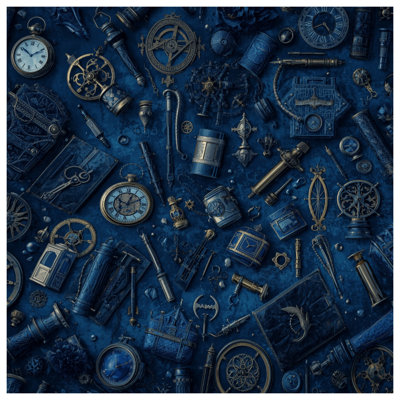 Tapis pour salle de bain Steampunk