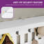  Coat Rack With Shoe Bench, 3-In-1 Hallway Furniture With 7 Hooks,80W×35D×180Hcm-1779213777